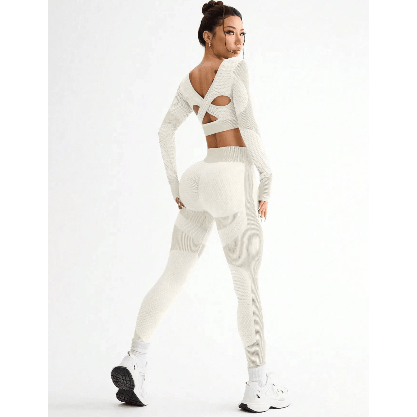 Seamless Long Sleeve Gym Set - AresFit