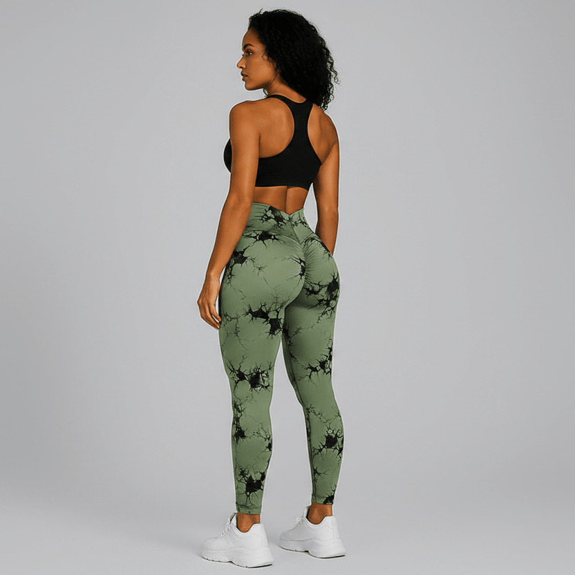 Tie Dye Scrunch Butt Leggings & Shorts - AresFit