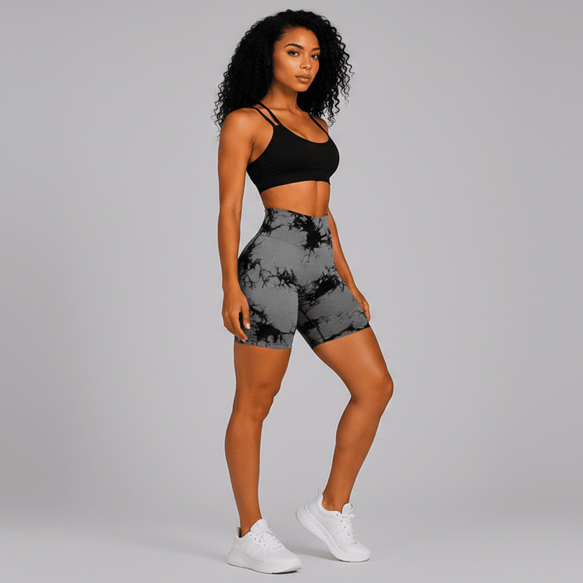 Tie Dye Scrunch Butt Leggings & Shorts - AresFit