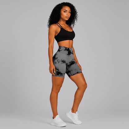 Tie Dye Scrunch Butt Leggings & Shorts - AresFit