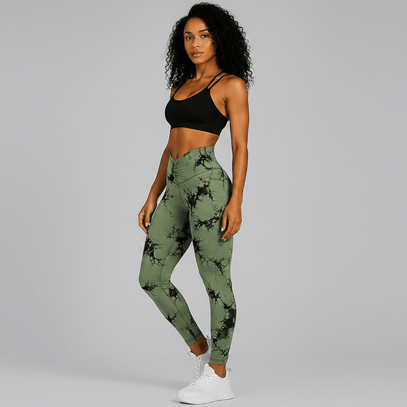 Tie Dye Scrunch Butt Leggings & Shorts - AresFit