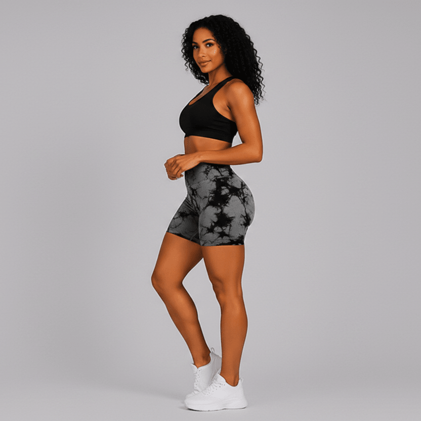 Tie Dye Scrunch Butt Leggings & Shorts - AresFit