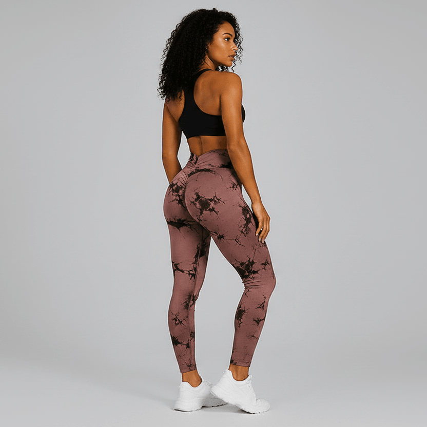 Tie Dye Scrunch Butt Leggings & Shorts - AresFit