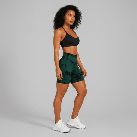 Tie Dye Seamless Gym Shorts - AresFit