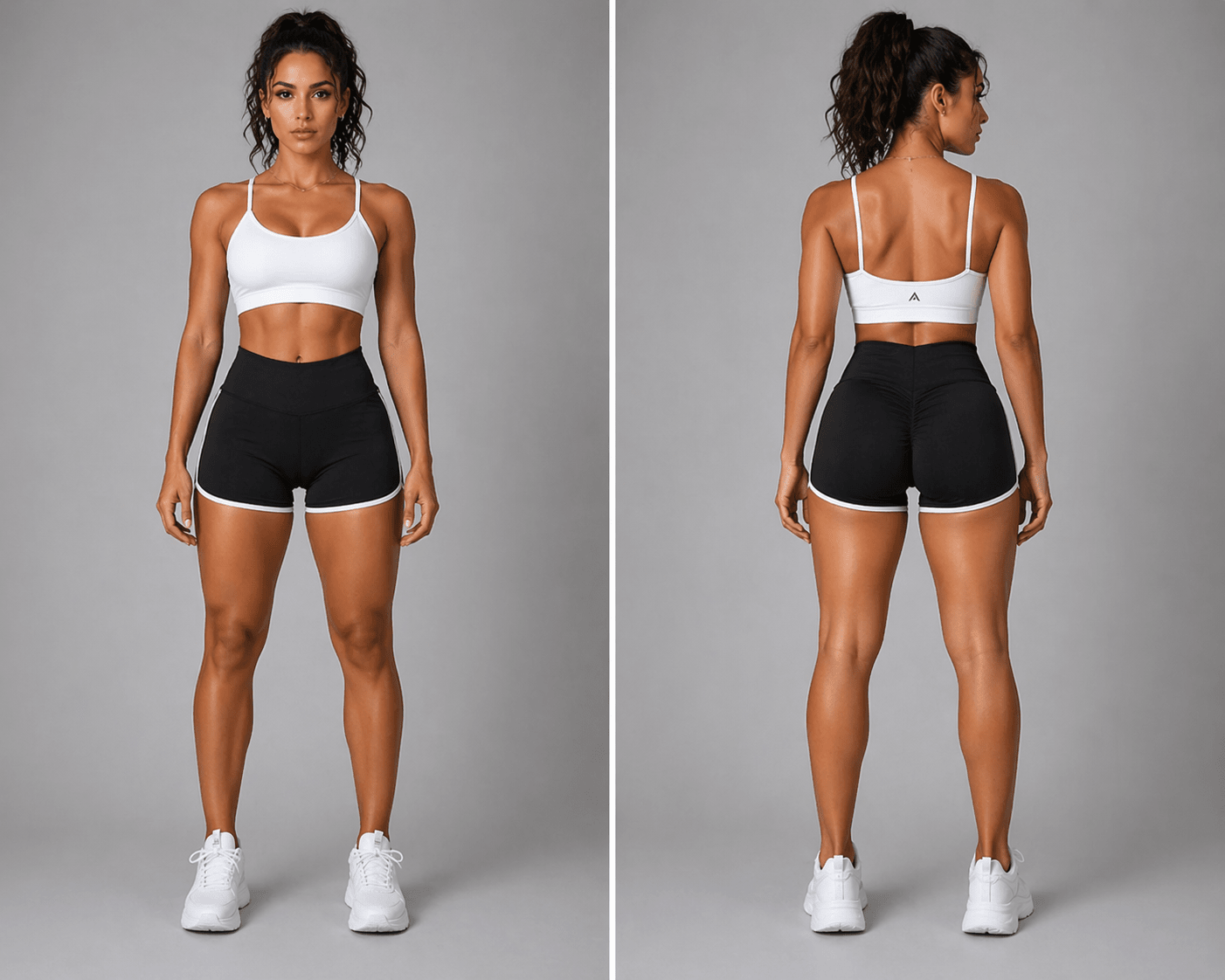 Women's High Waist Gym Shorts - AresFit