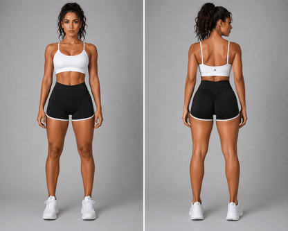 Women's High Waist Gym Shorts - AresFit