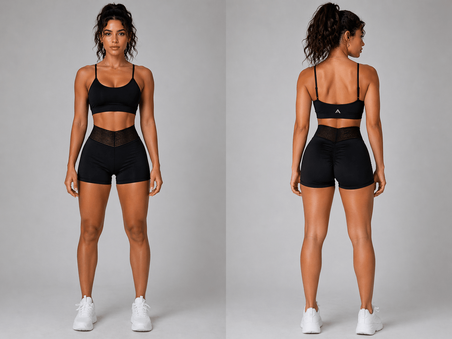 Women's High Waist Gym Shorts - AresFit