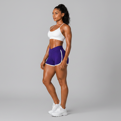 Women's High Waist Gym Shorts - AresFit