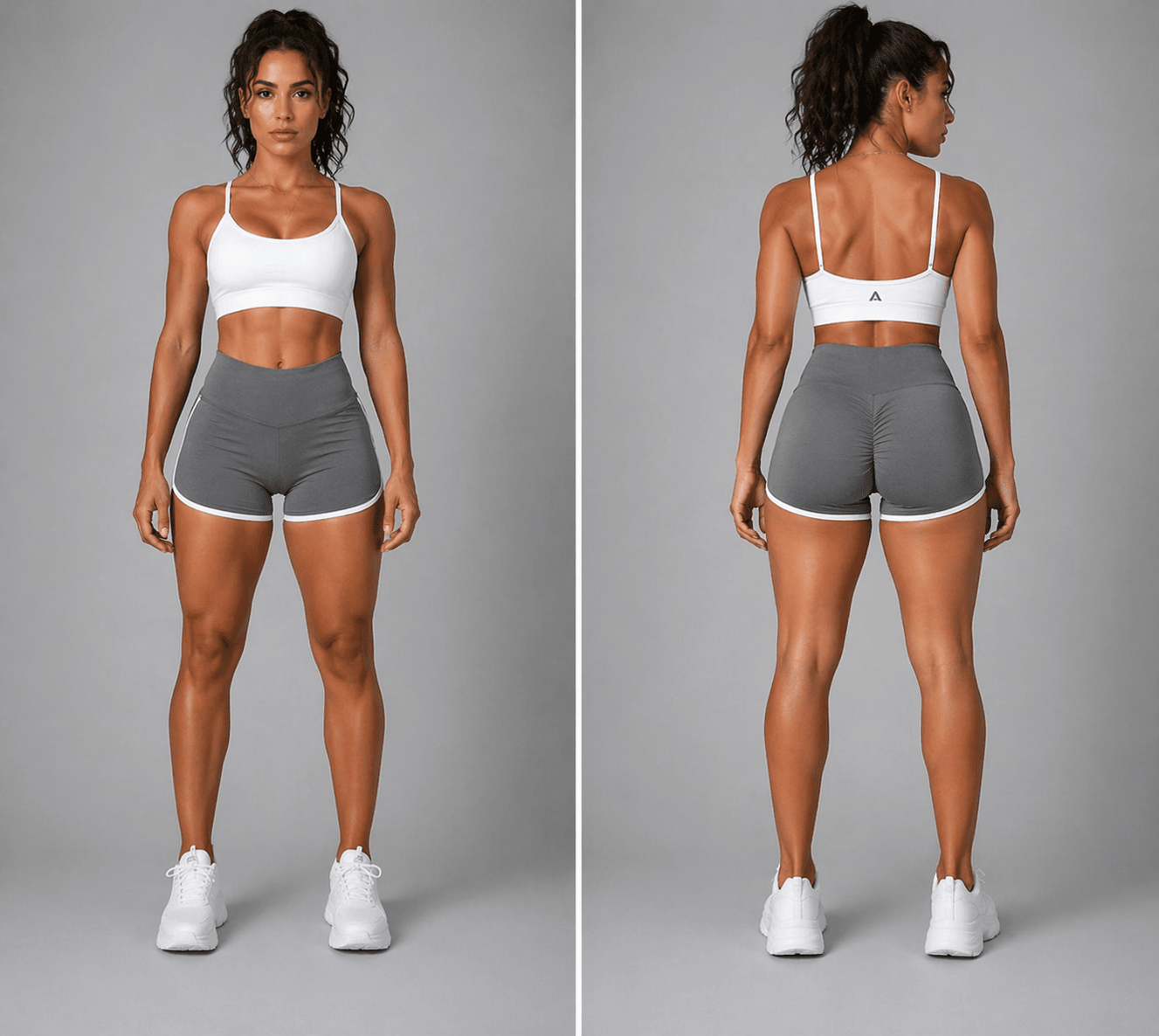 Women's High Waist Gym Shorts - AresFit