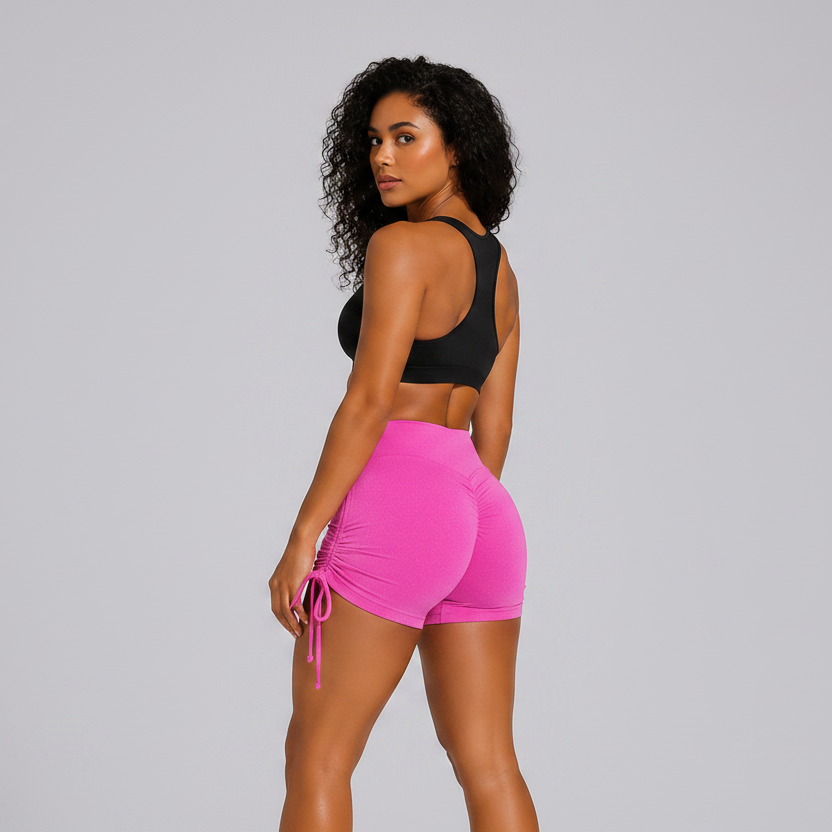 Women's High Waist Gym Shorts - AresFit