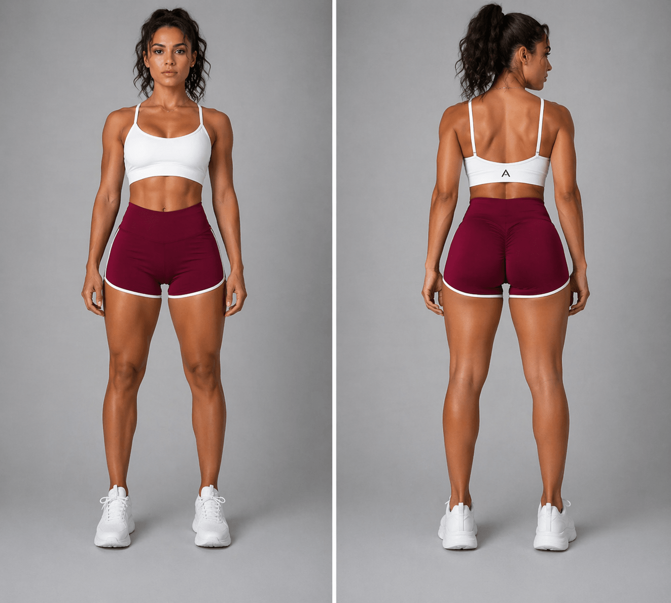 Women's High Waist Gym Shorts - AresFit