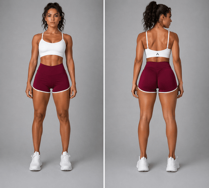 Women's High Waist Gym Shorts - AresFit