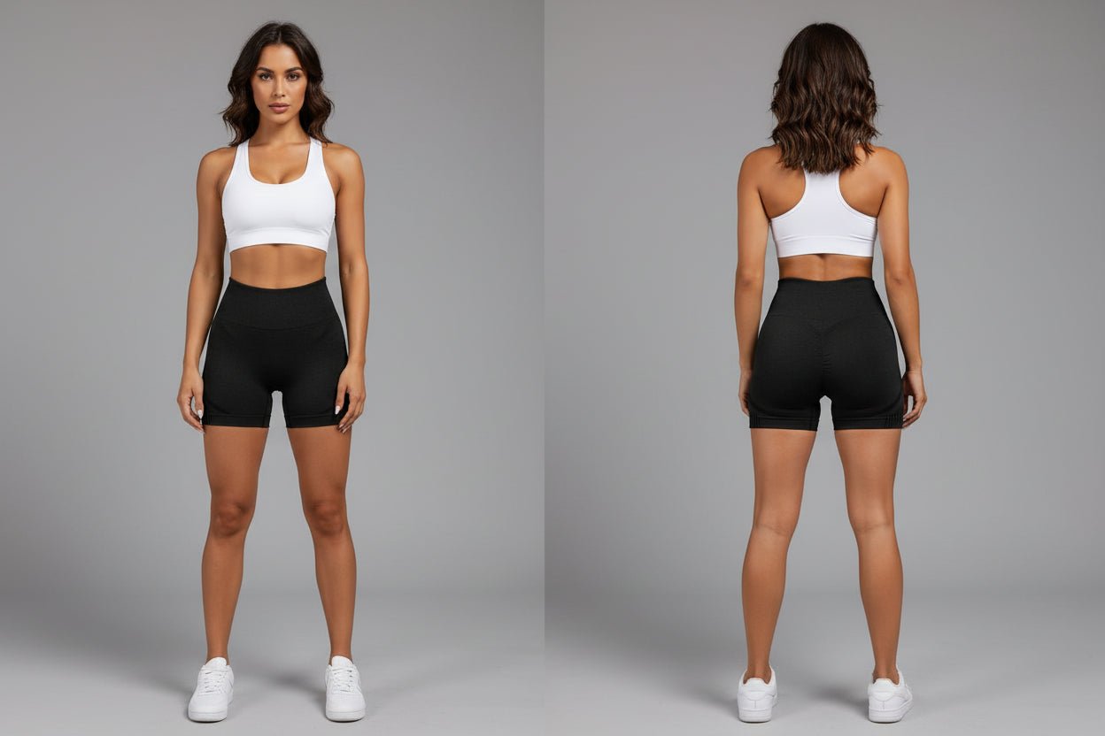 Women's High Waist Workout Shorts - AresFit