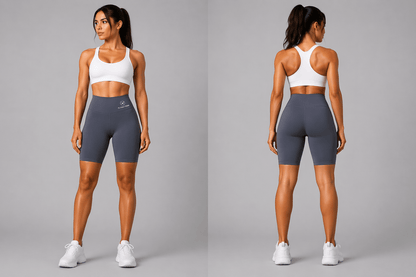 Women's High Waist Workout Shorts - AresFit