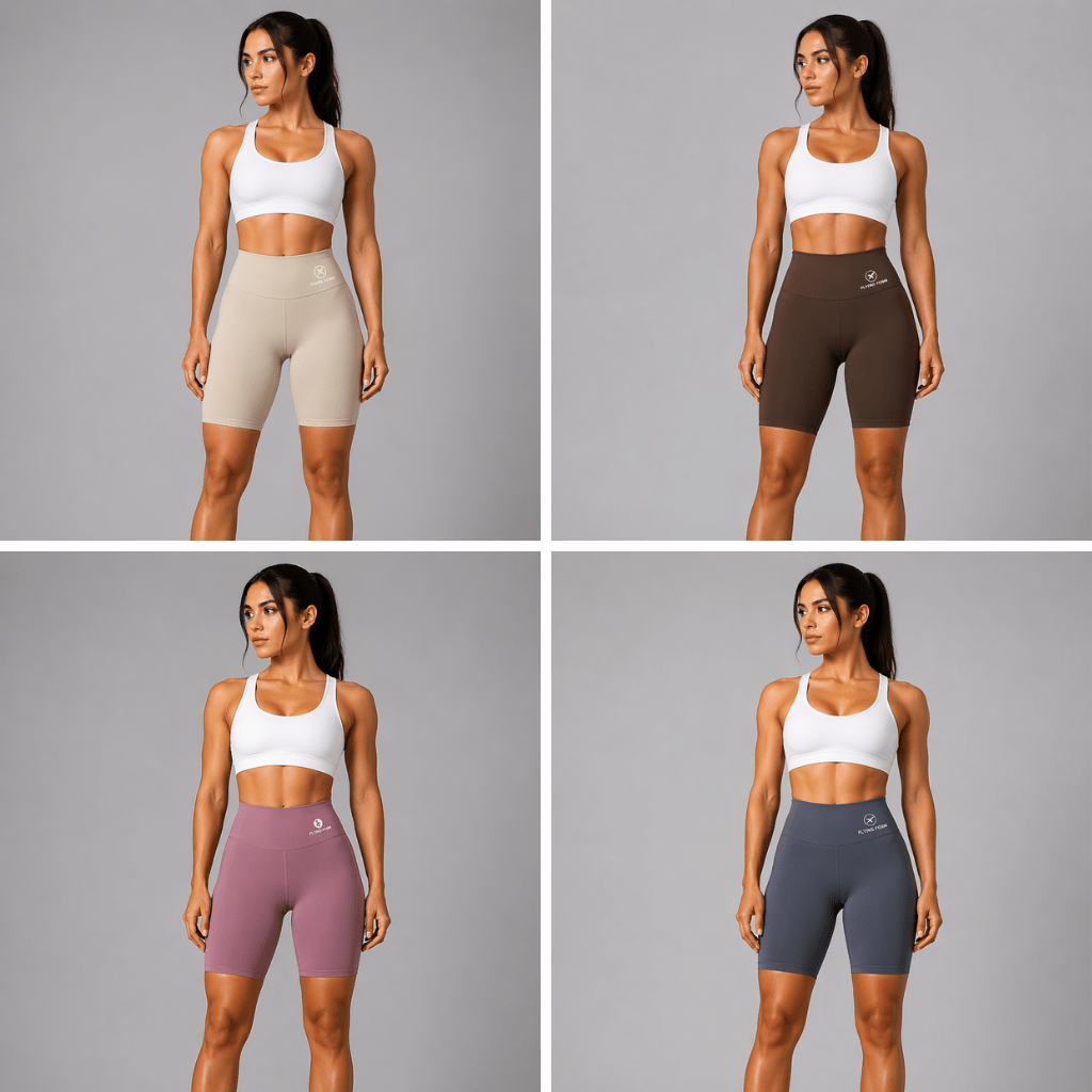 Women's High Waist Workout Shorts - AresFit