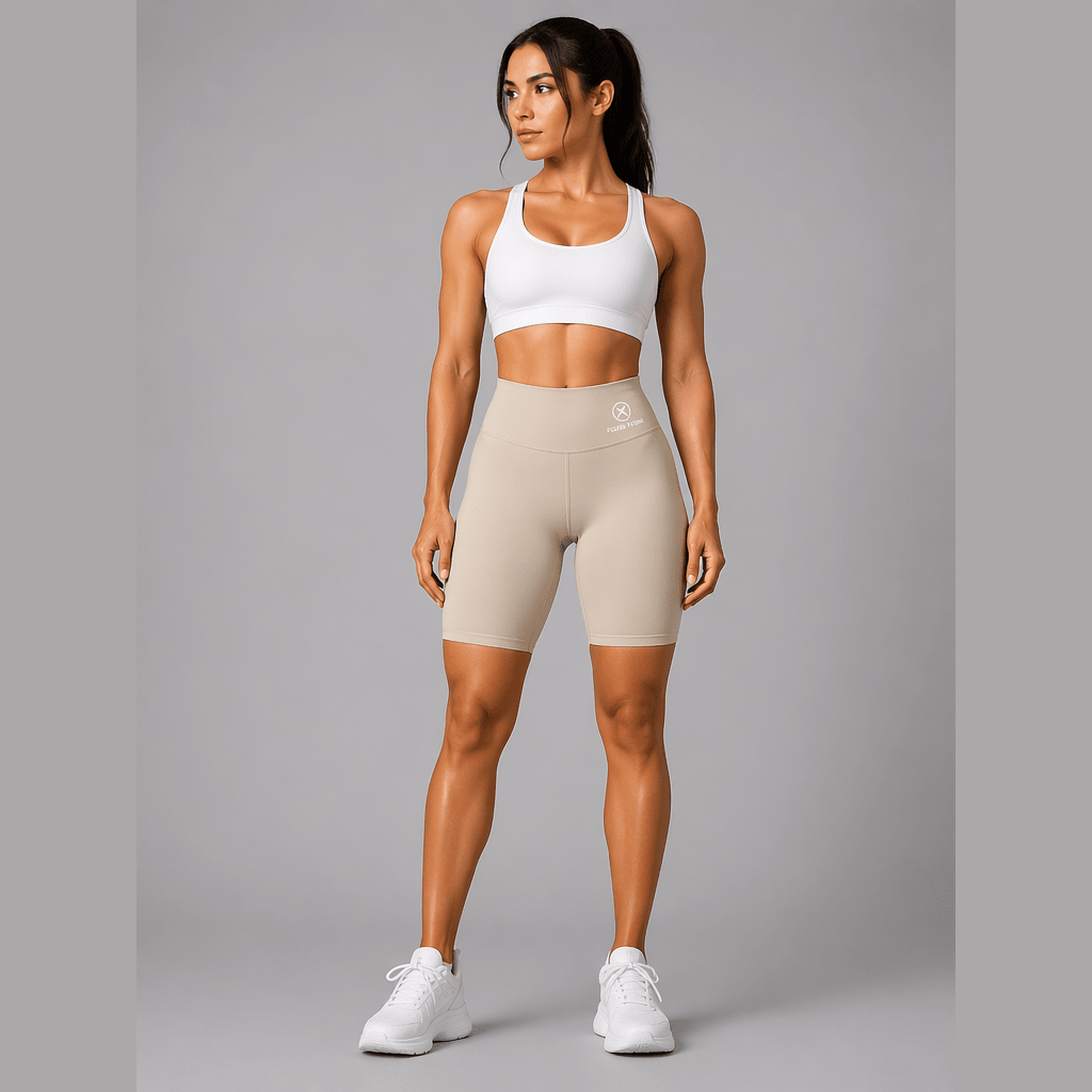 Women's High Waist Workout Shorts - AresFit