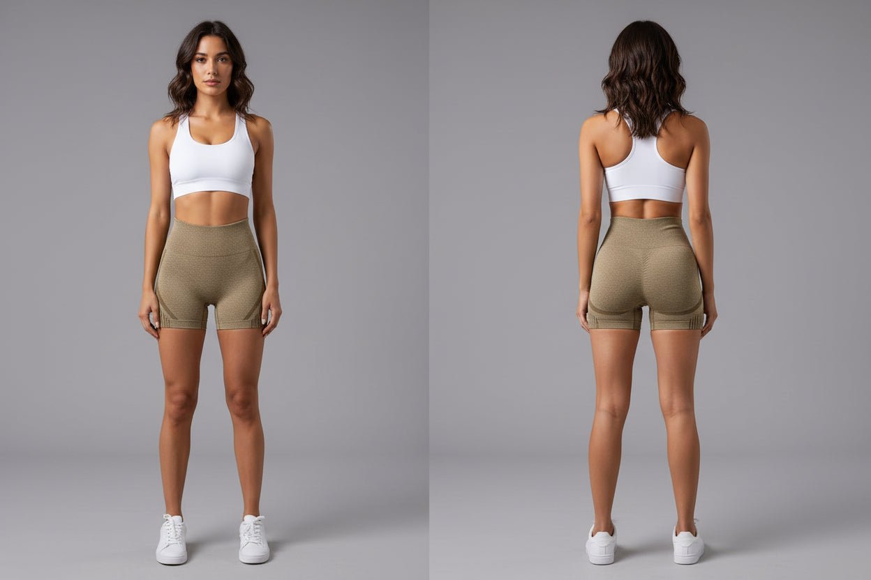 Women's High Waist Workout Shorts - AresFit