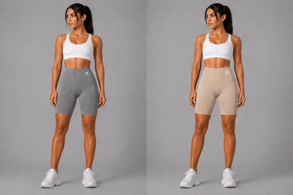 Women's High Waist Workout Shorts - AresFit