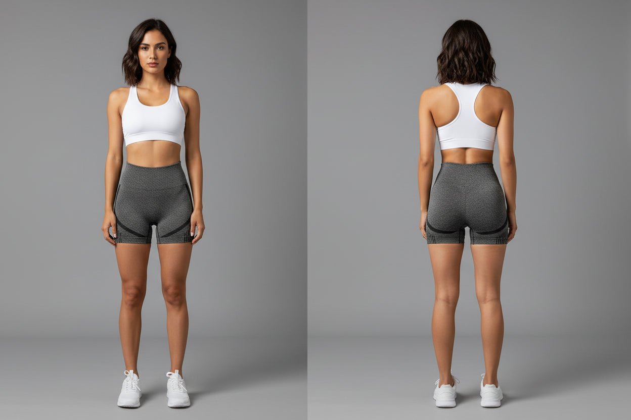 Women's High Waist Workout Shorts - AresFit