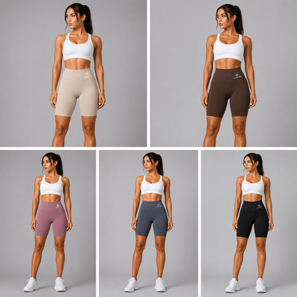 Women's High Waist Workout Shorts - AresFit