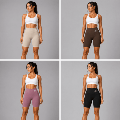 Women's High Waist Workout Shorts - AresFit