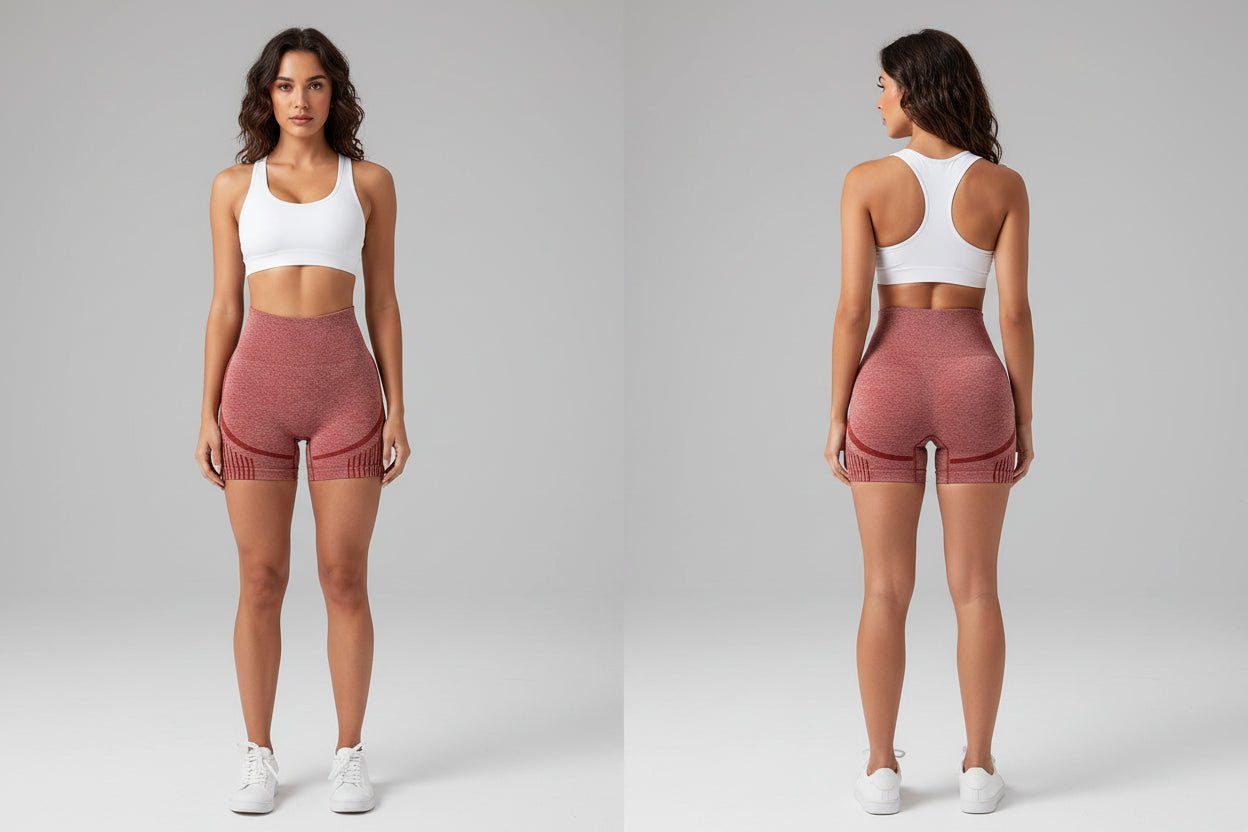 Women's High Waist Workout Shorts - AresFit