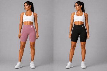 Women's High Waist Workout Shorts - AresFit