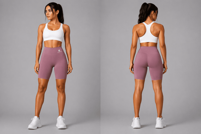 Women's High Waist Workout Shorts - AresFit
