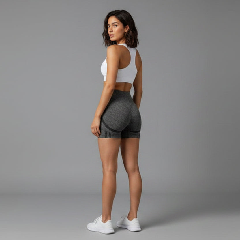Women's High Waist Workout Shorts - AresFit