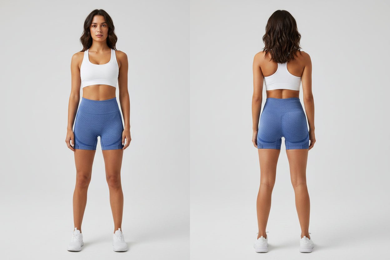 Women's High Waist Workout Shorts - AresFit