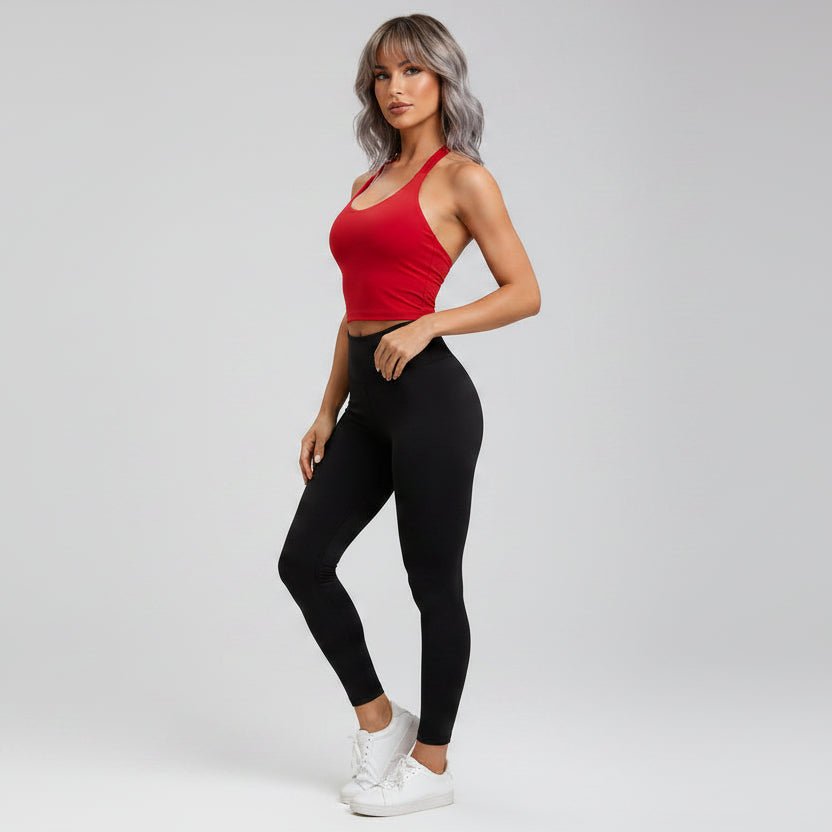 Women’s Longline Halter Tank Top - AresFit