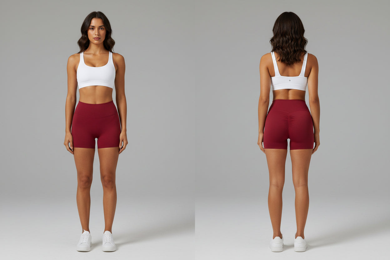 Women’s Scrunch Bum High Waist Gym Shorts - AresFit