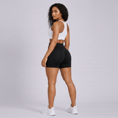 Women's Seamless High Waist Shorts - AresFit