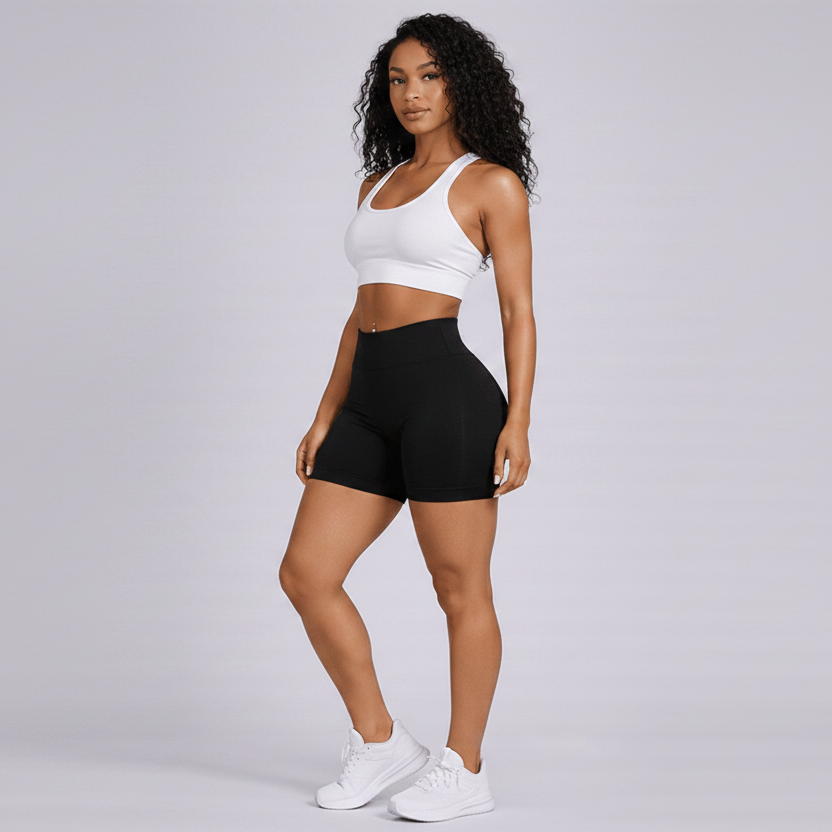 Women's Seamless High Waist Shorts - AresFit